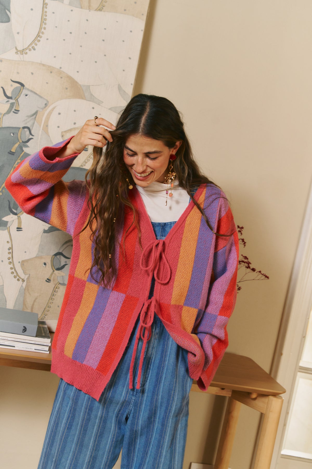 PHEONIX TIE CARDIGAN
