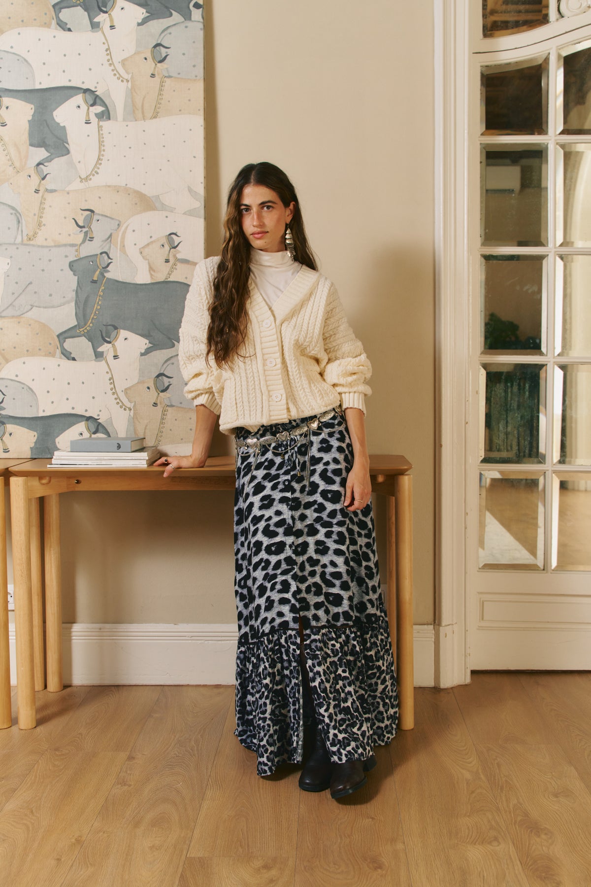 LONE STAR PRINT DAPHNE SKIRT