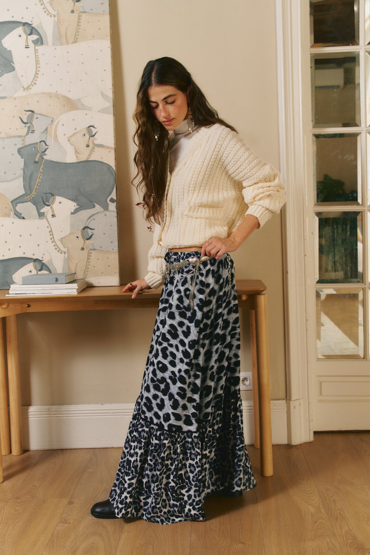 LONE STAR PRINT DAPHNE SKIRT