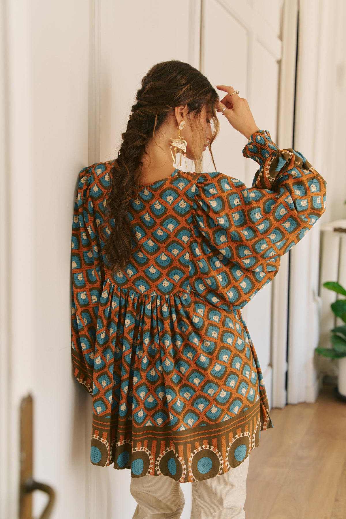 BIANCA PRINT PALOMA BLOUSE