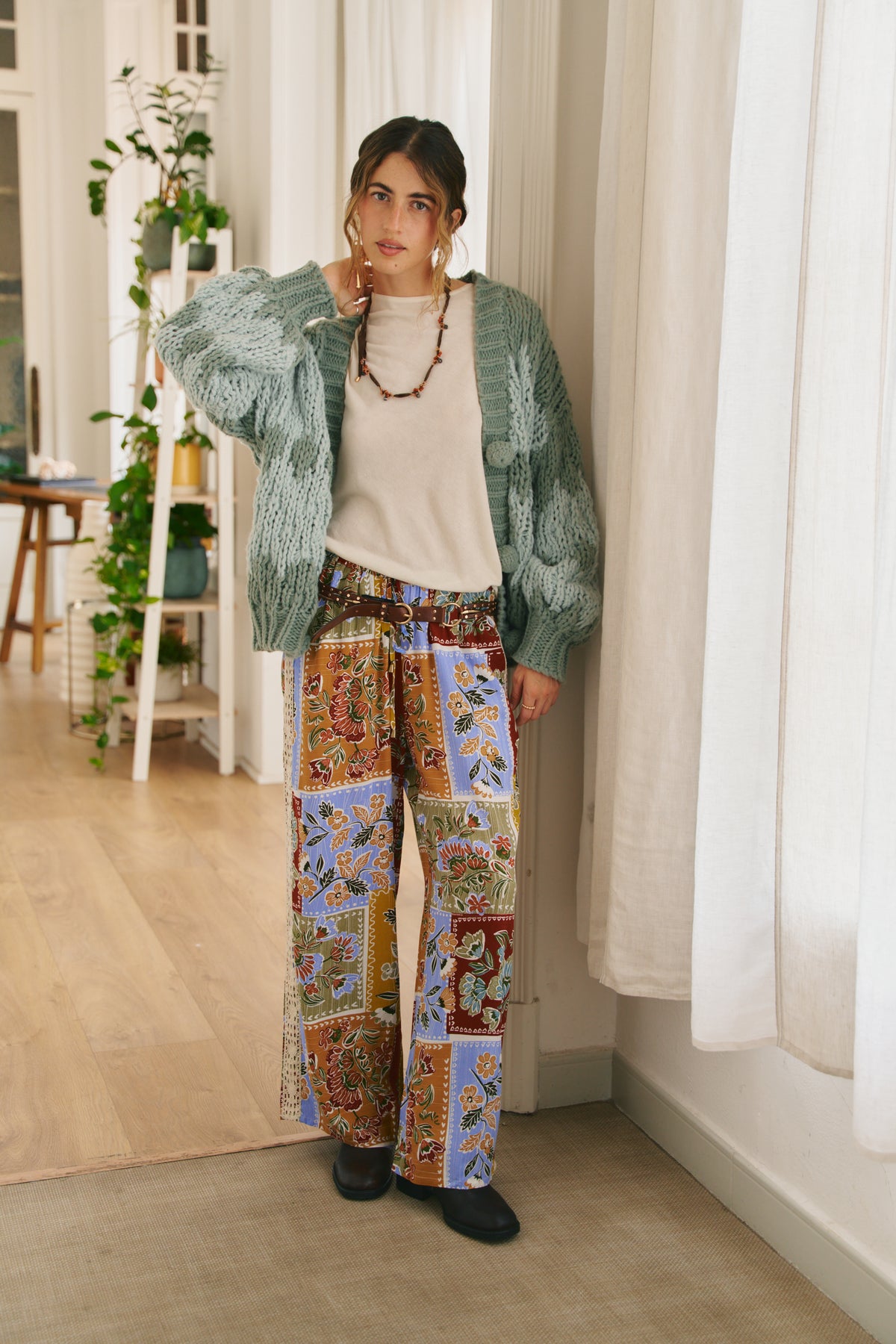 COTTAGE PRINT CICI PANTS