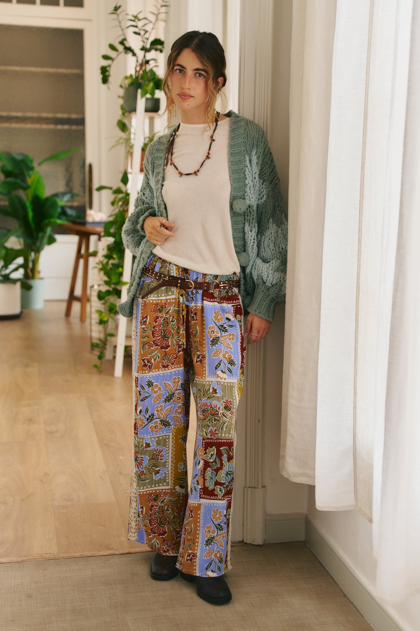 COTTAGE PRINT CICI PANTS