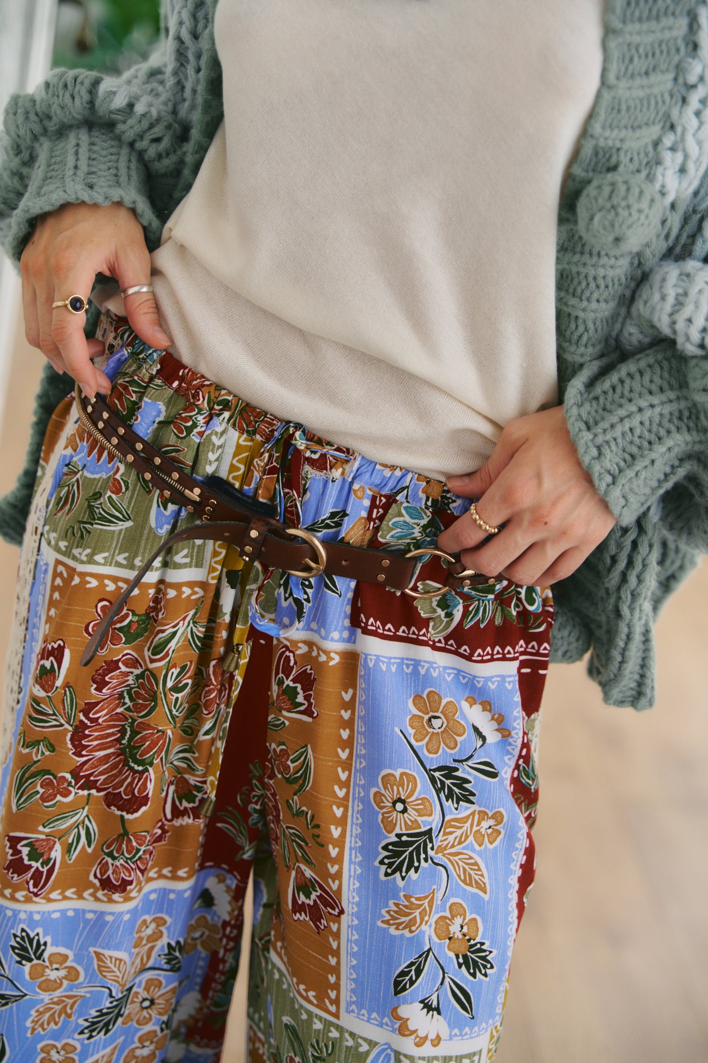 COTTAGE PRINT CICI PANTS