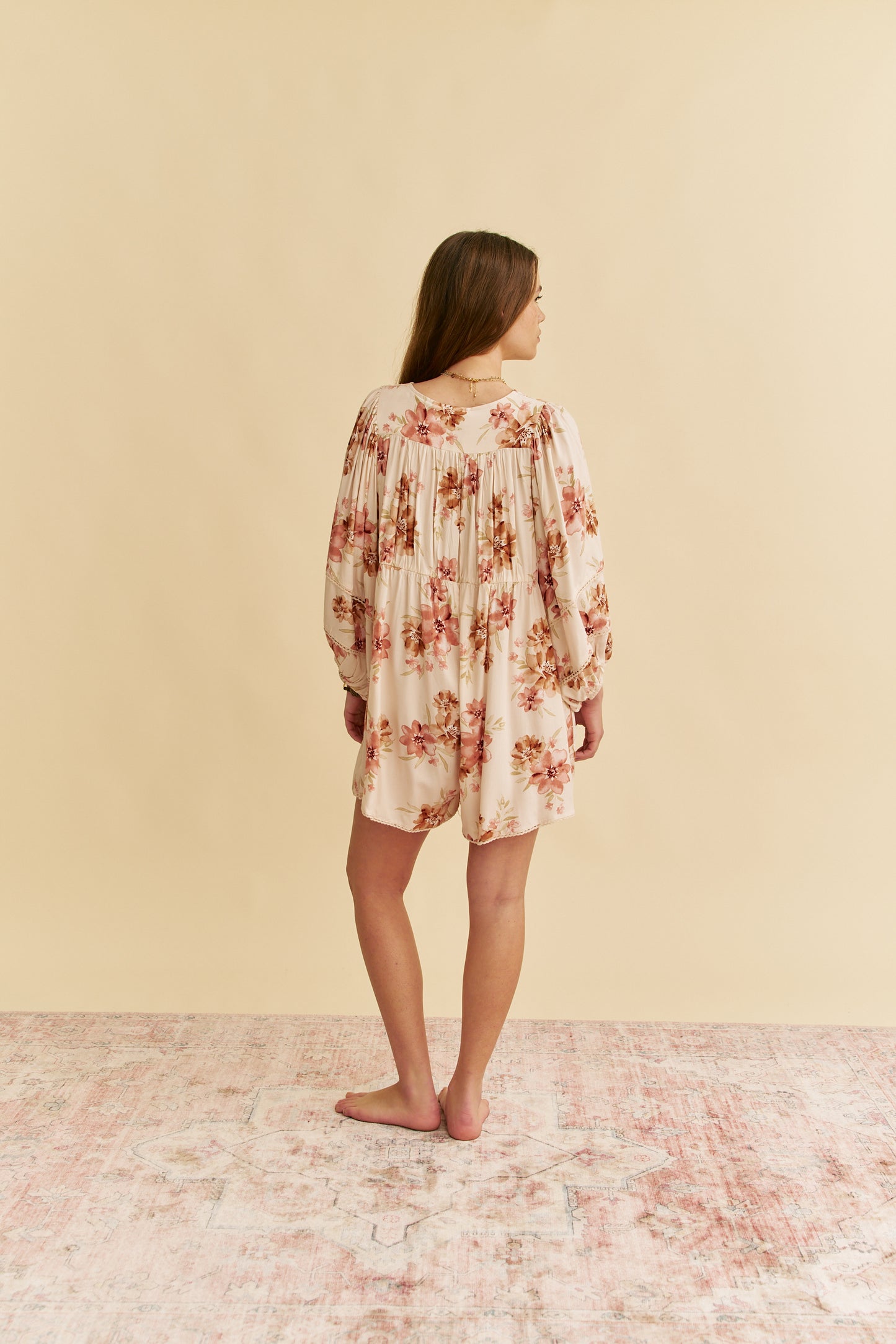 LOVE STORY PRINT BENTLEY PLAYSUIT