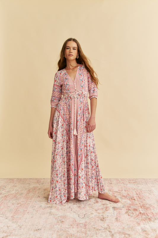 NADIRA PRINT INDIANA MAXI DRESS