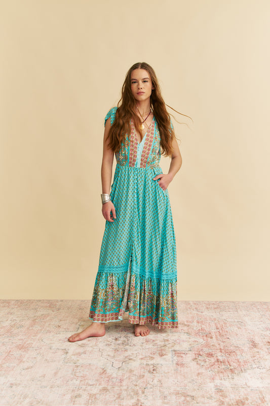 ATLANTIS PRINT CARMEN MAXI