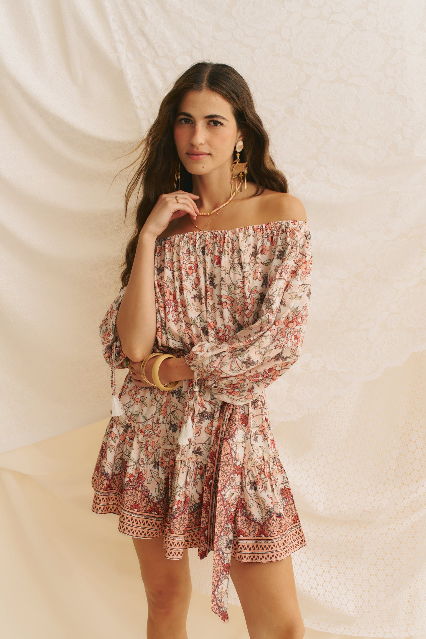 PAOLA PRINT MINI DRESS