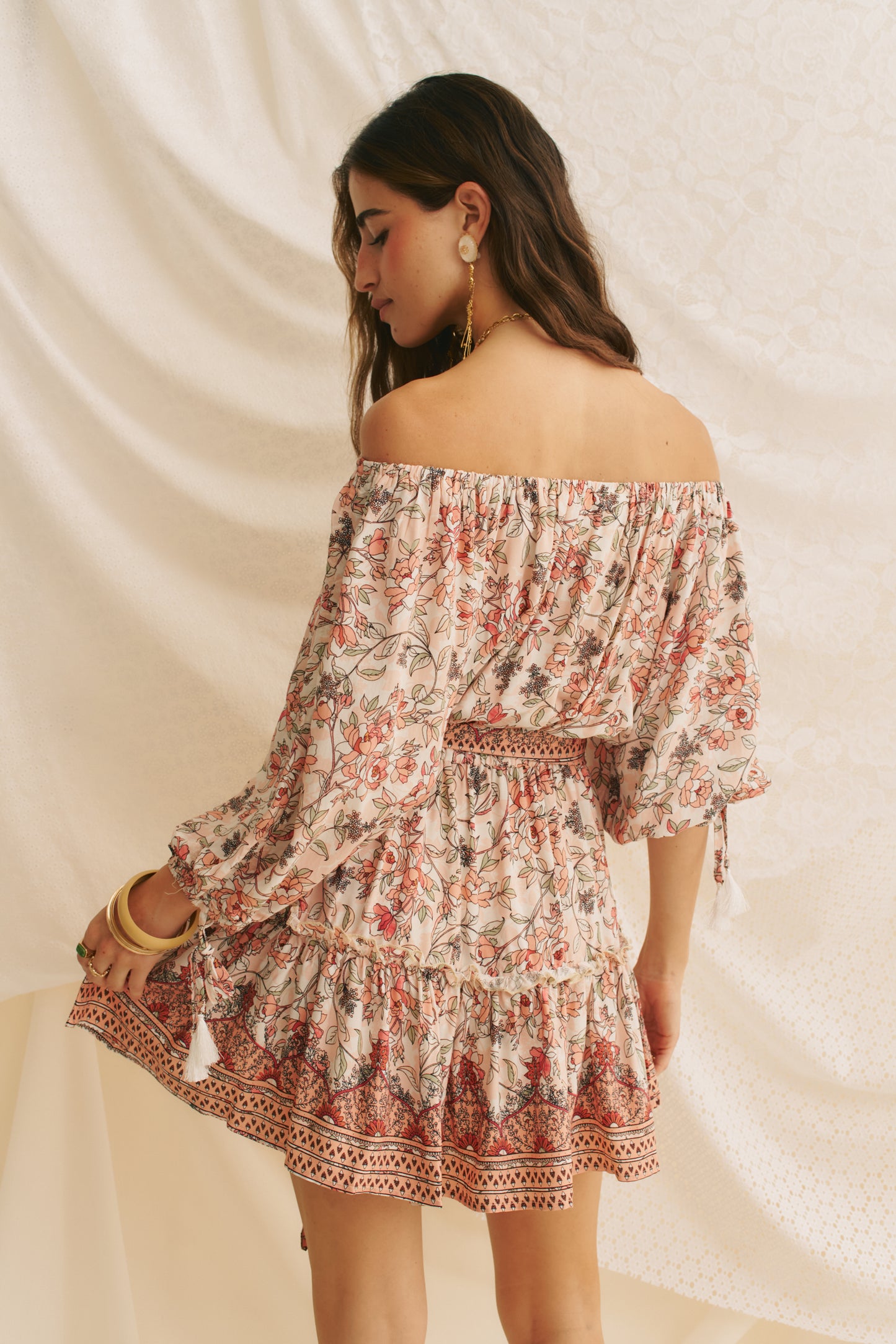 PAOLA PRINT MINI DRESS