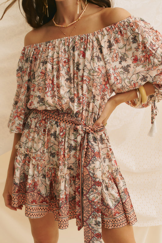 PAOLA PRINT MINI DRESS