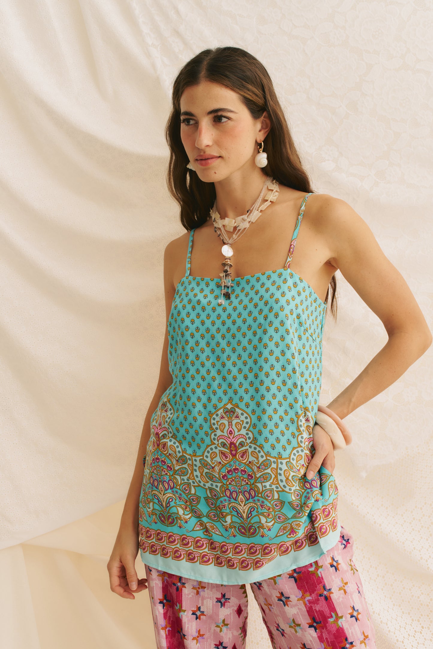 ATLATNIS PRINT MASON TOP