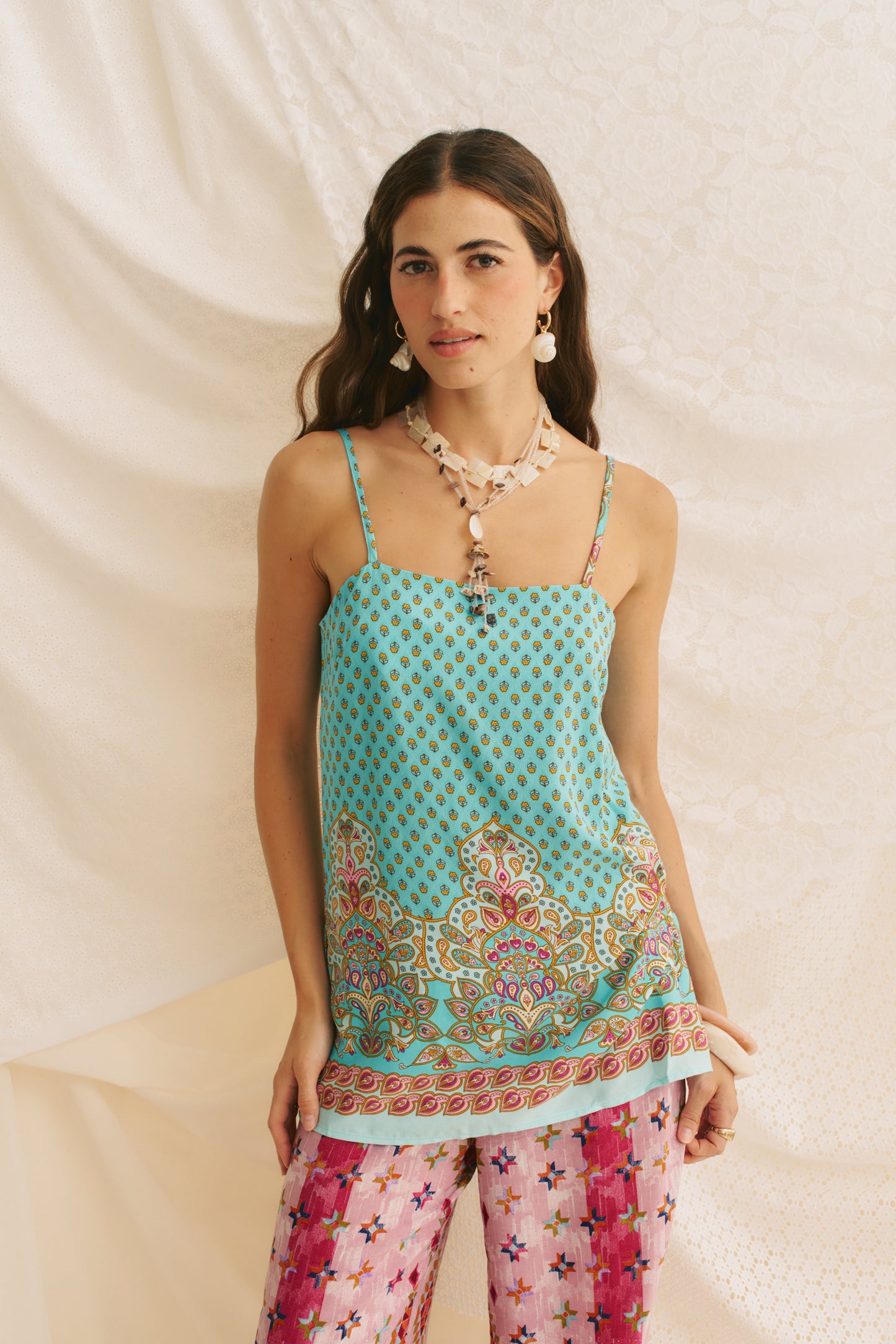ATLATNIS PRINT MASON TOP