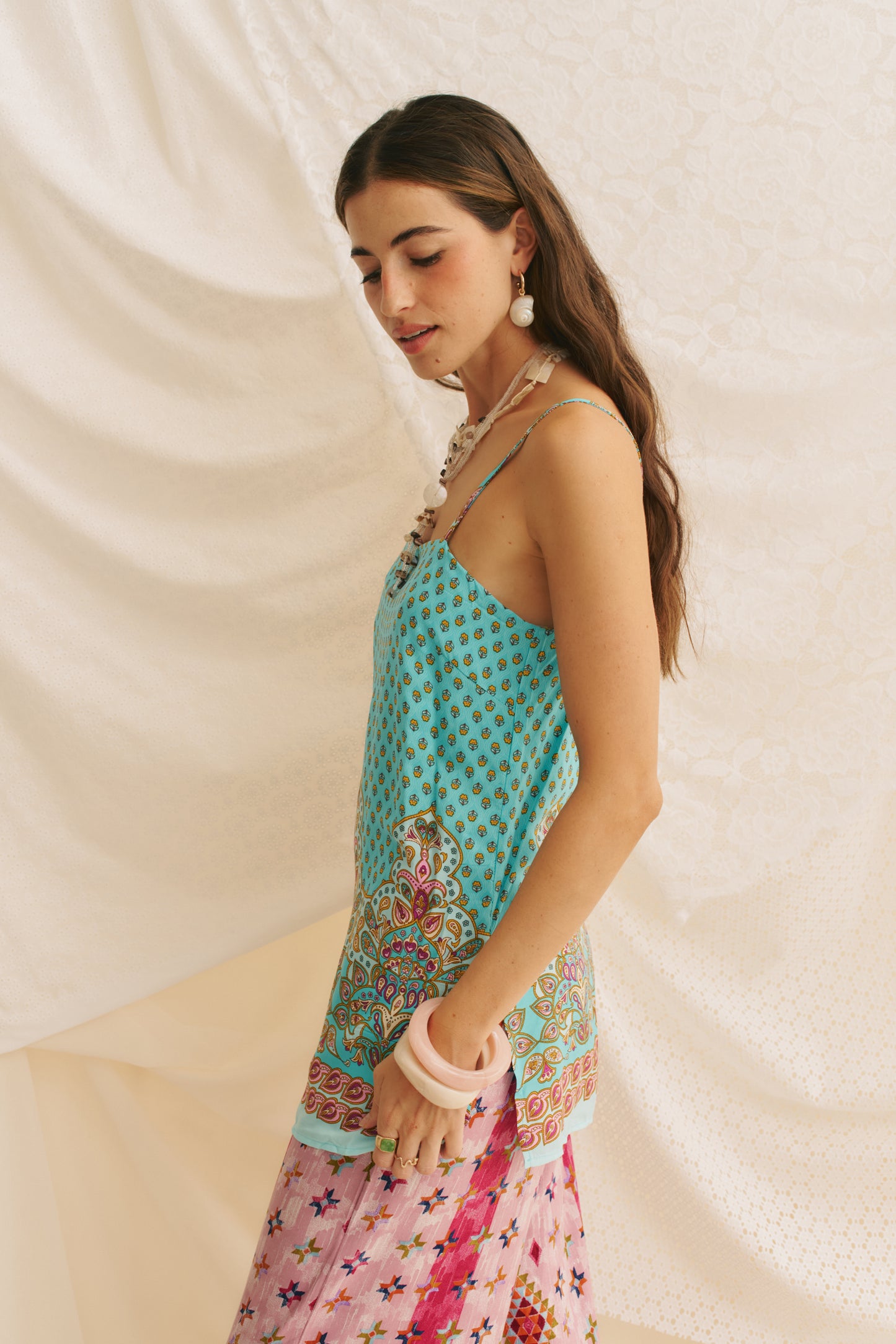 ATLATNIS PRINT MASON TOP