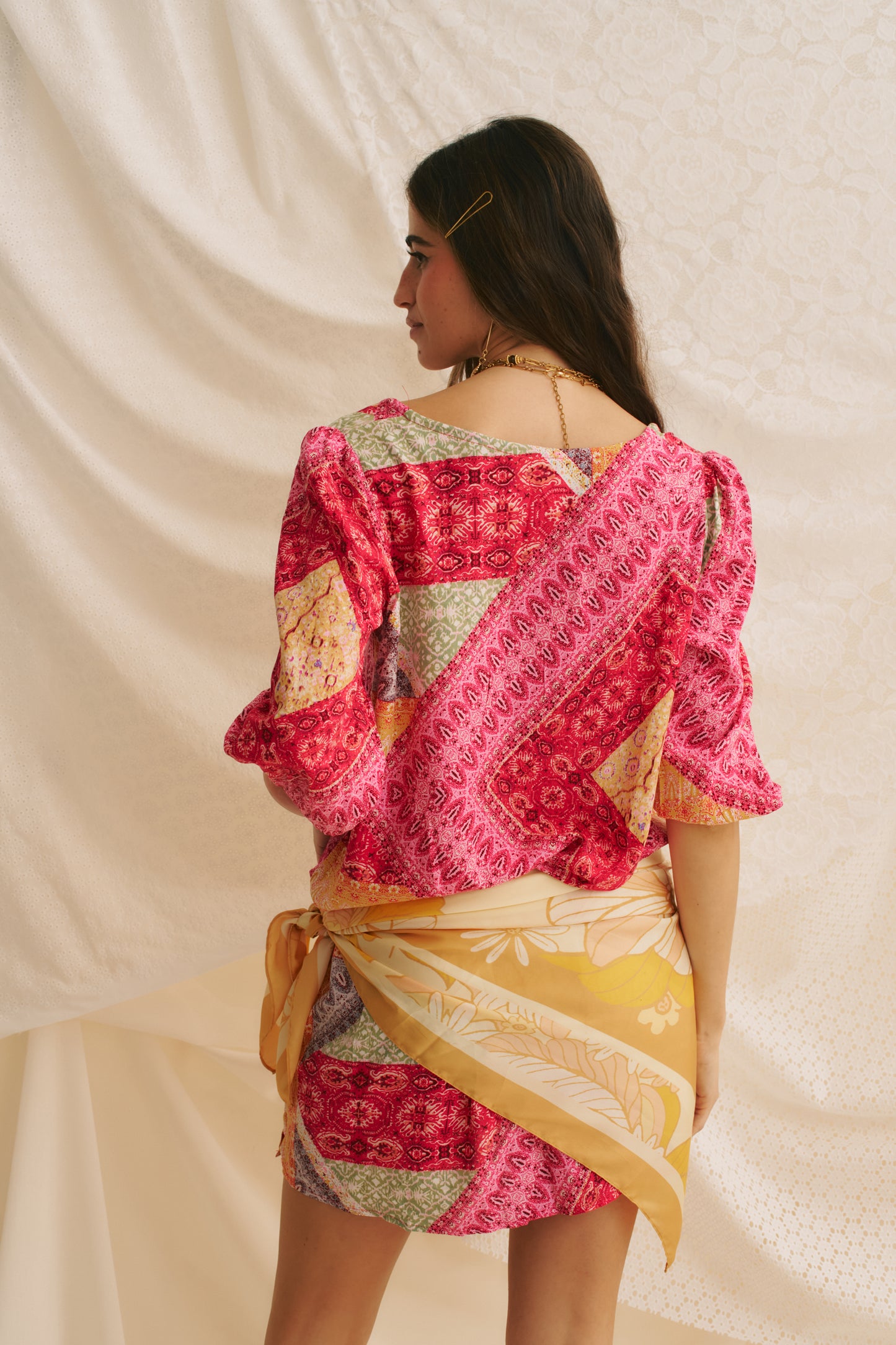VIVA BONITA PRINT LAKE DRESS