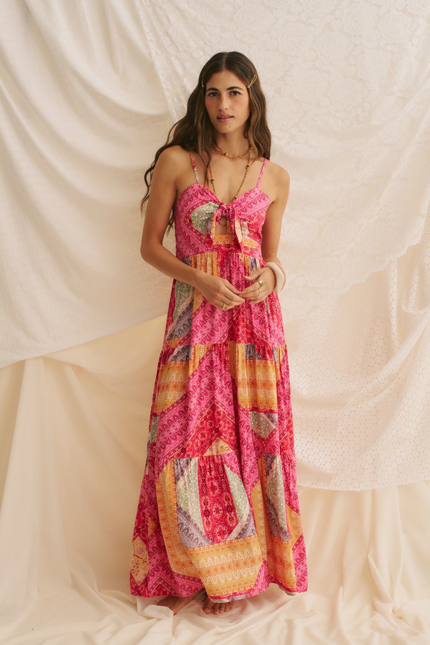VIVA BONITA PRINT BAMBI DRESS
