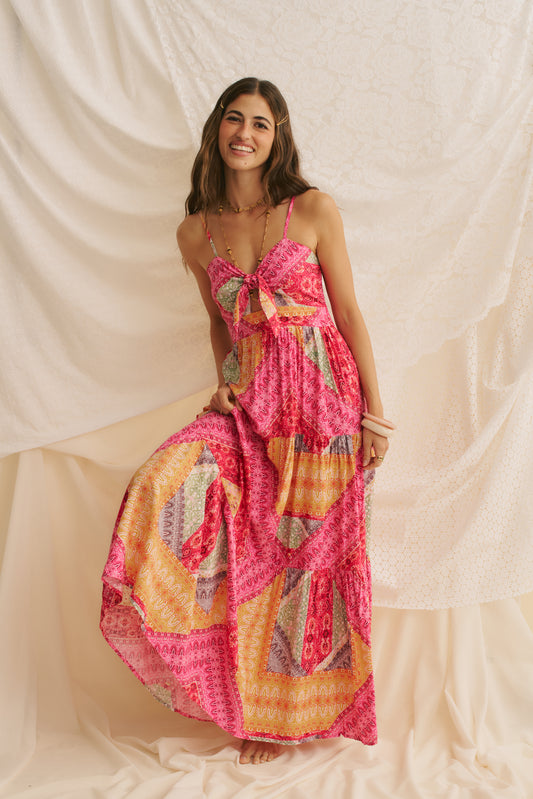 VIVA BONITA PRINT BAMBI DRESS