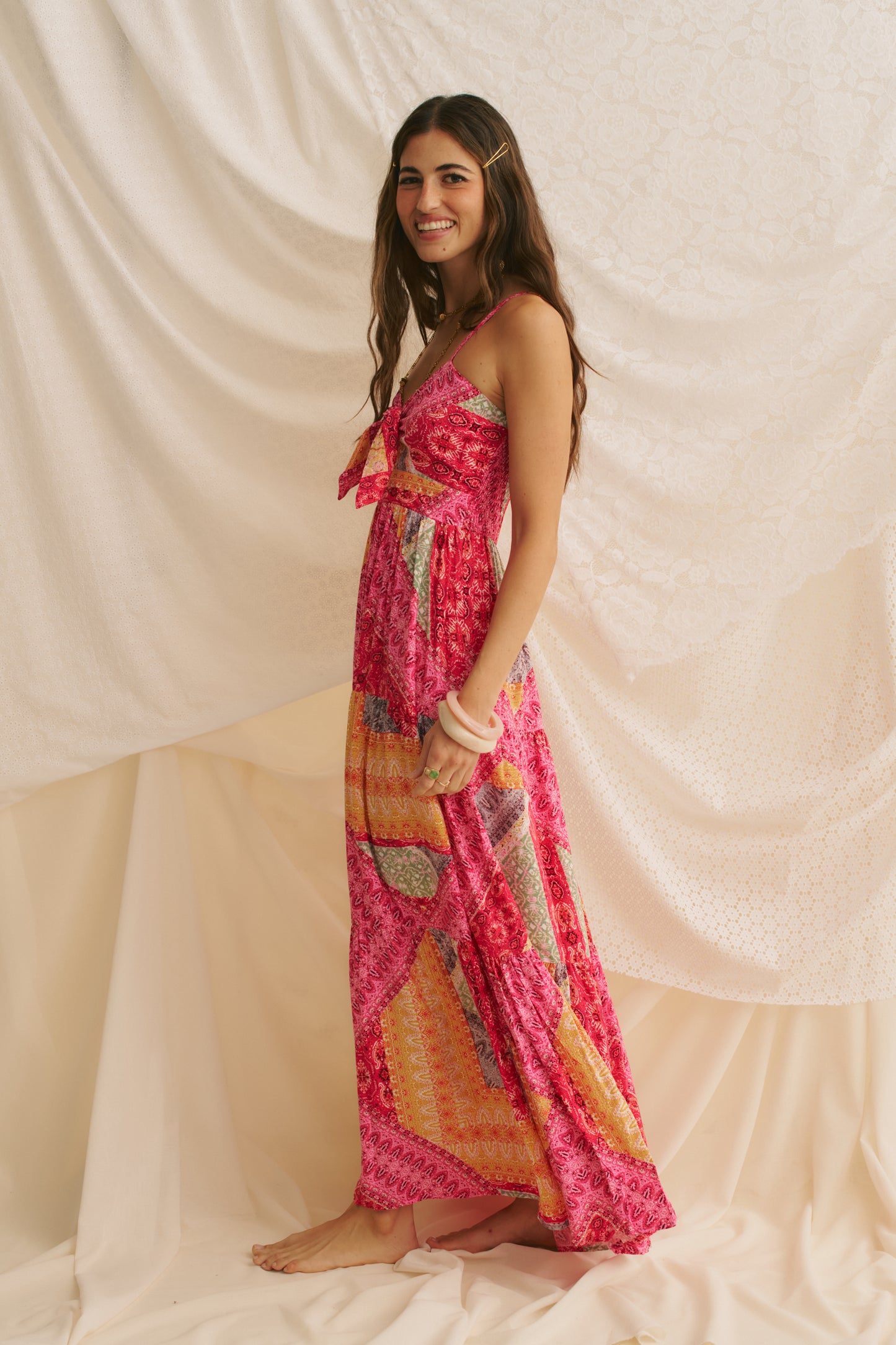 VIVA BONITA PRINT BAMBI DRESS