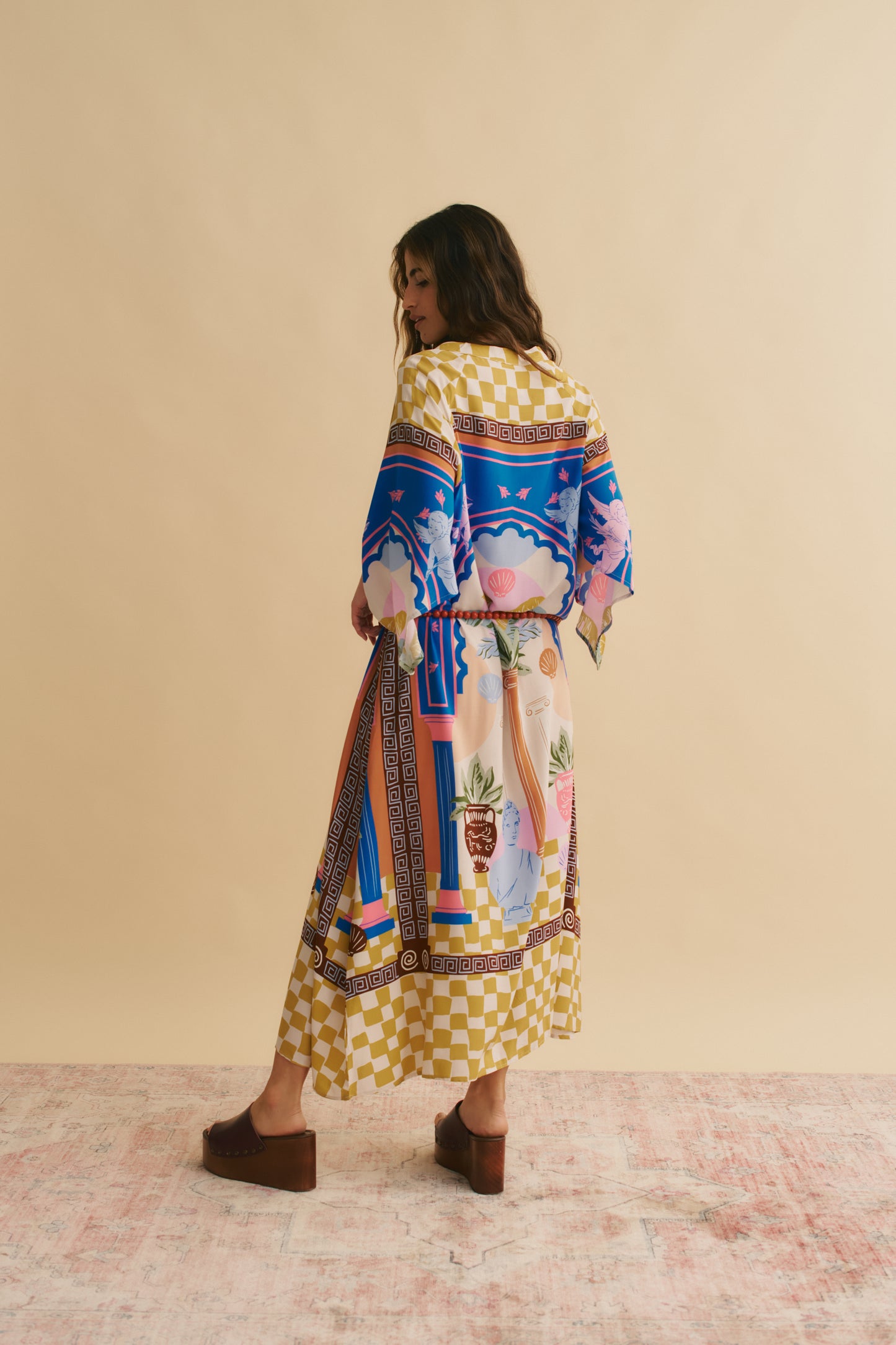 ROMEO PRINT BREE MAXI DRESS
