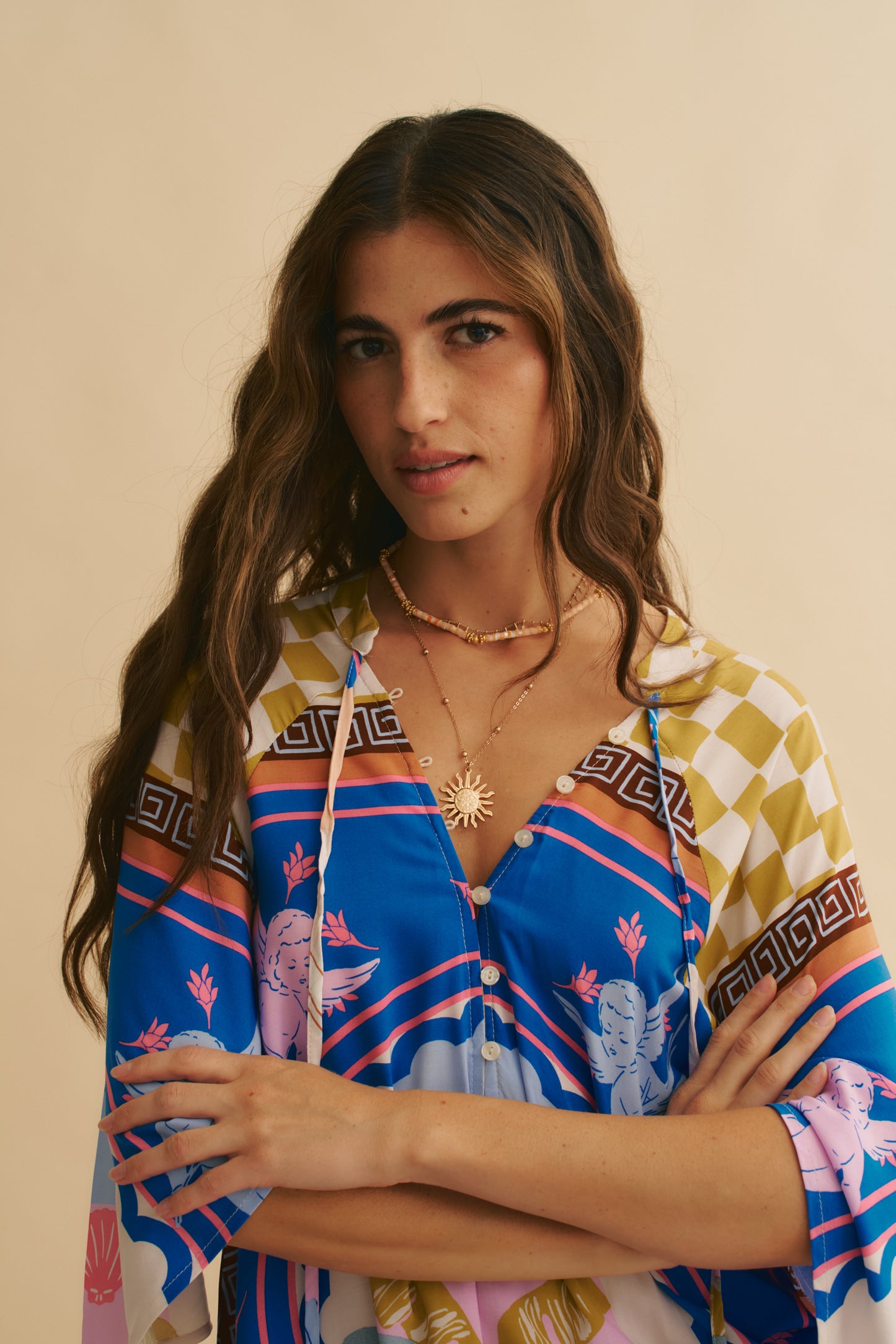 ROMEO PRINT BREE MAXI DRESS