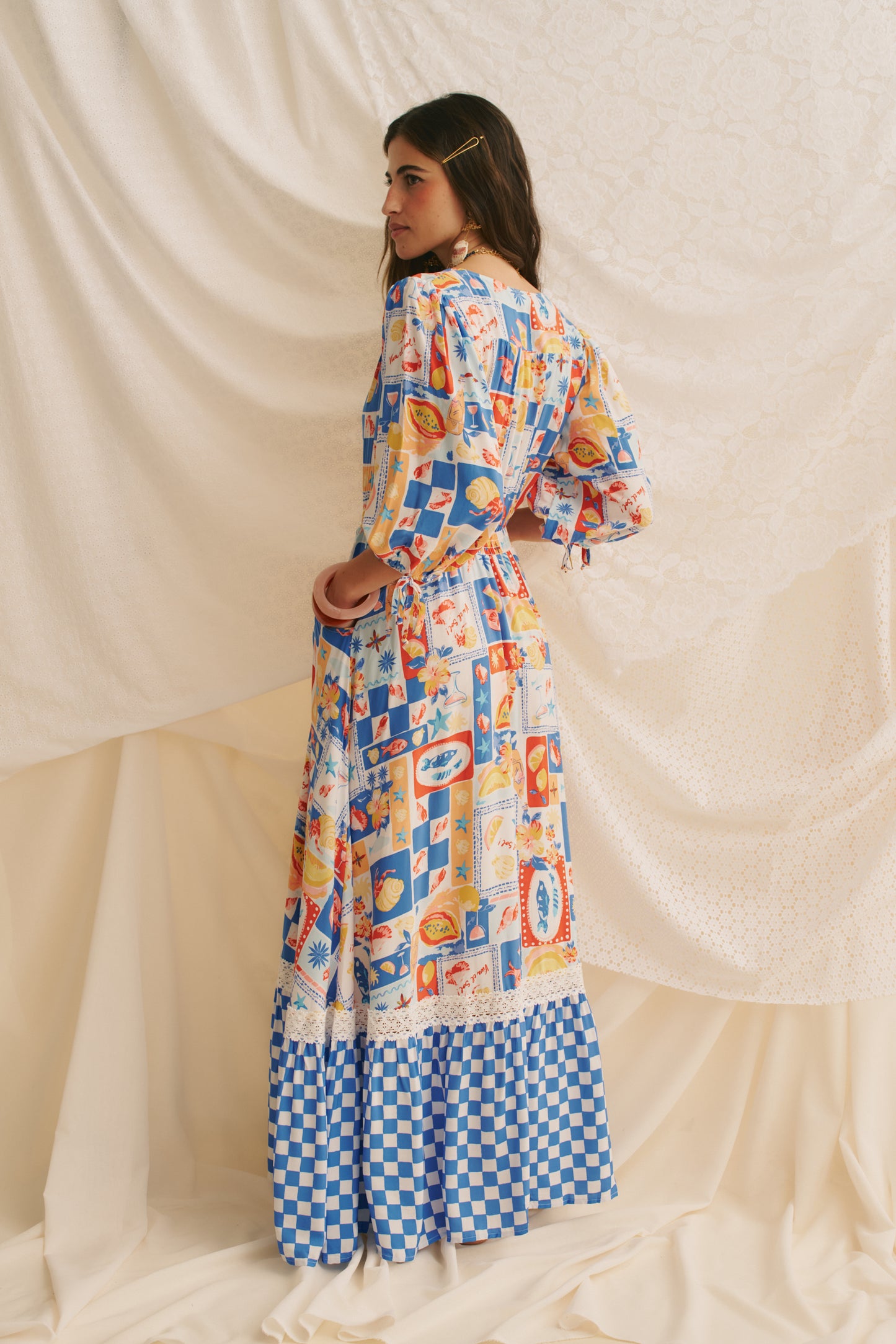 VIVA DE SOL PRINT MOLLI MAXI