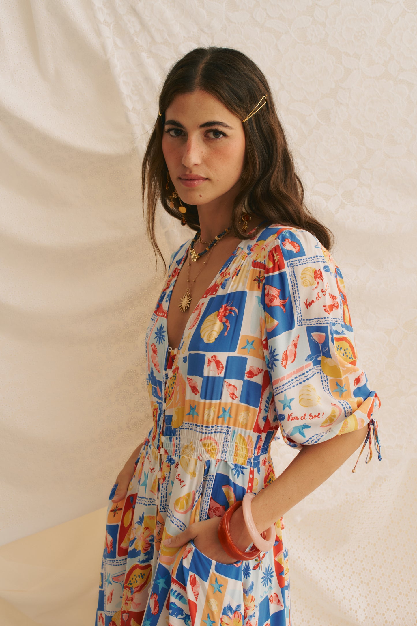 VIVA DE SOL PRINT MOLLI MAXI