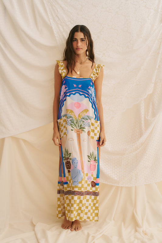 ROMEO PRINT SAINT MIDI DRESS