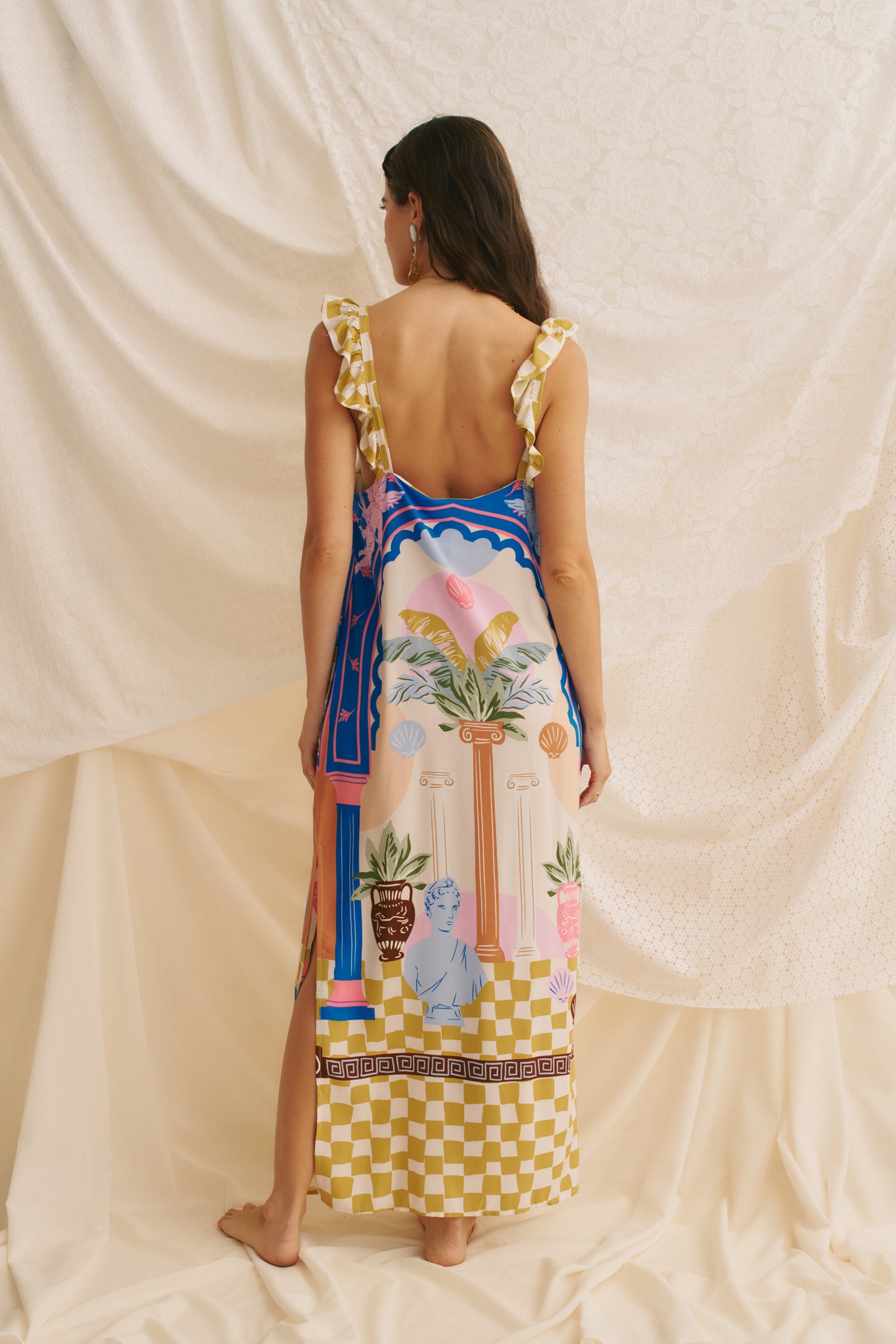 ROMEO PRINT SAINT MIDI DRESS