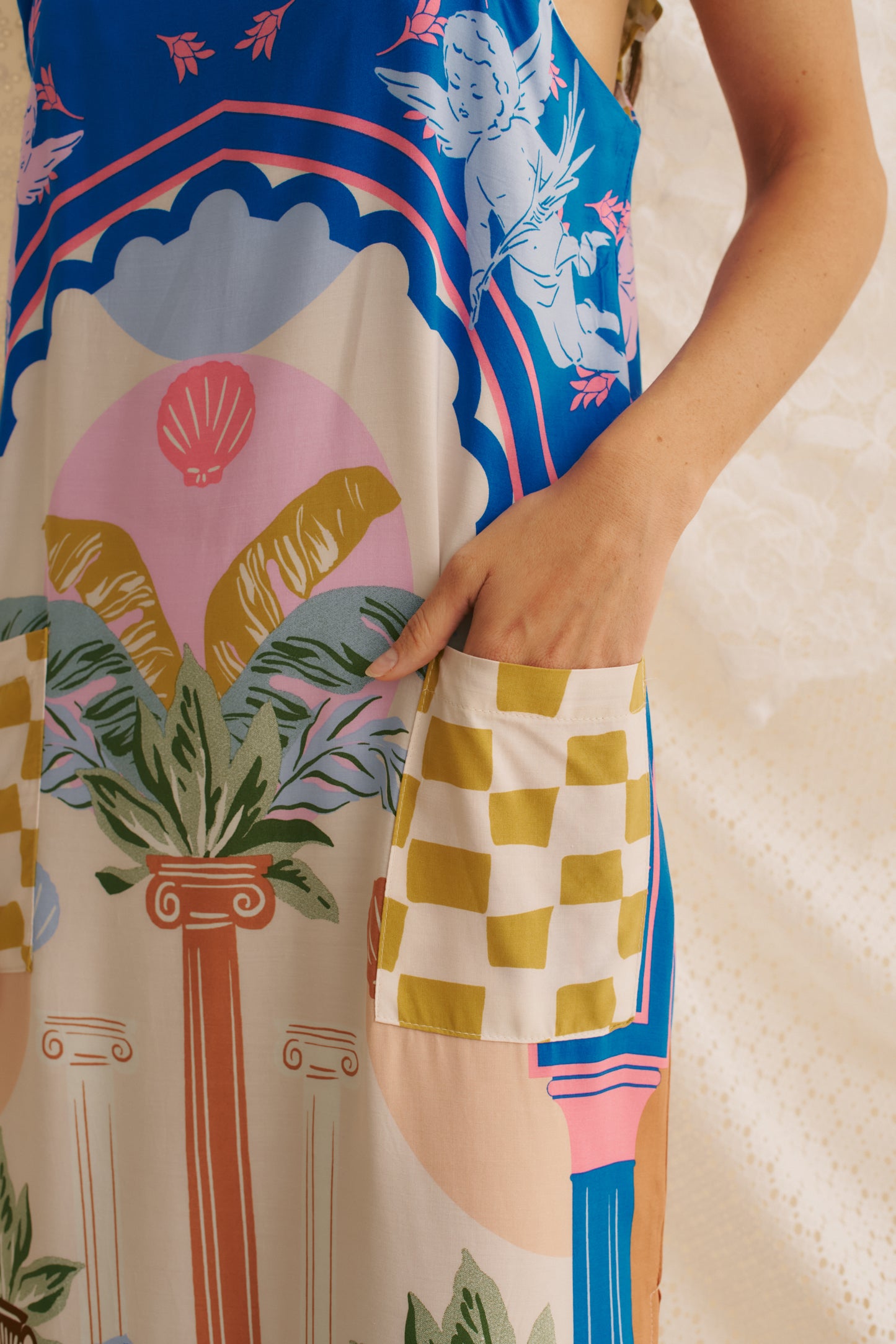 ROMEO PRINT SAINT MIDI DRESS