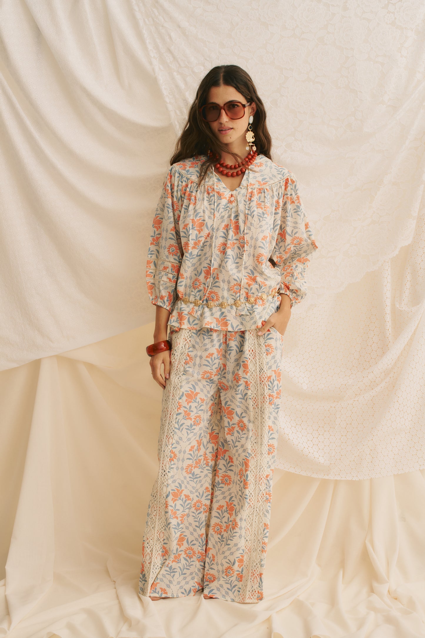 SOFT PETALS CARLA BLOUSE