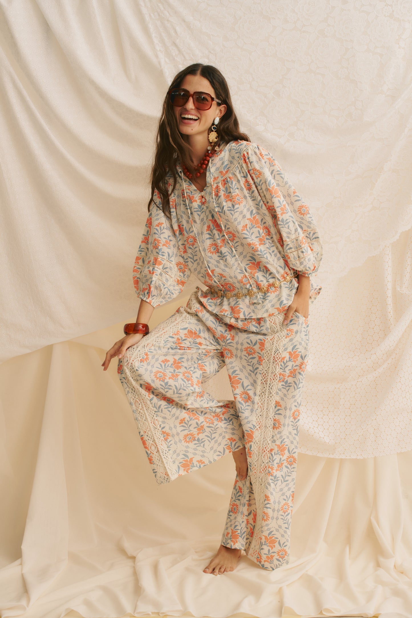 SOFT PETALS CARLA BLOUSE