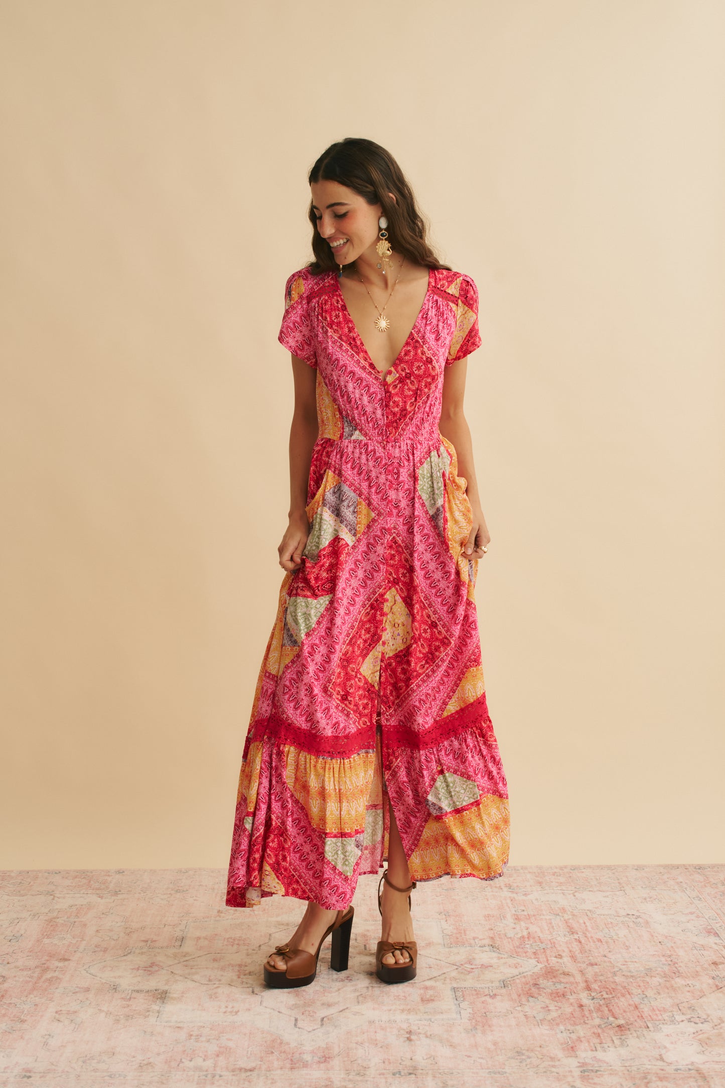 VIVA BONITA PRINT CARMEN MAXI