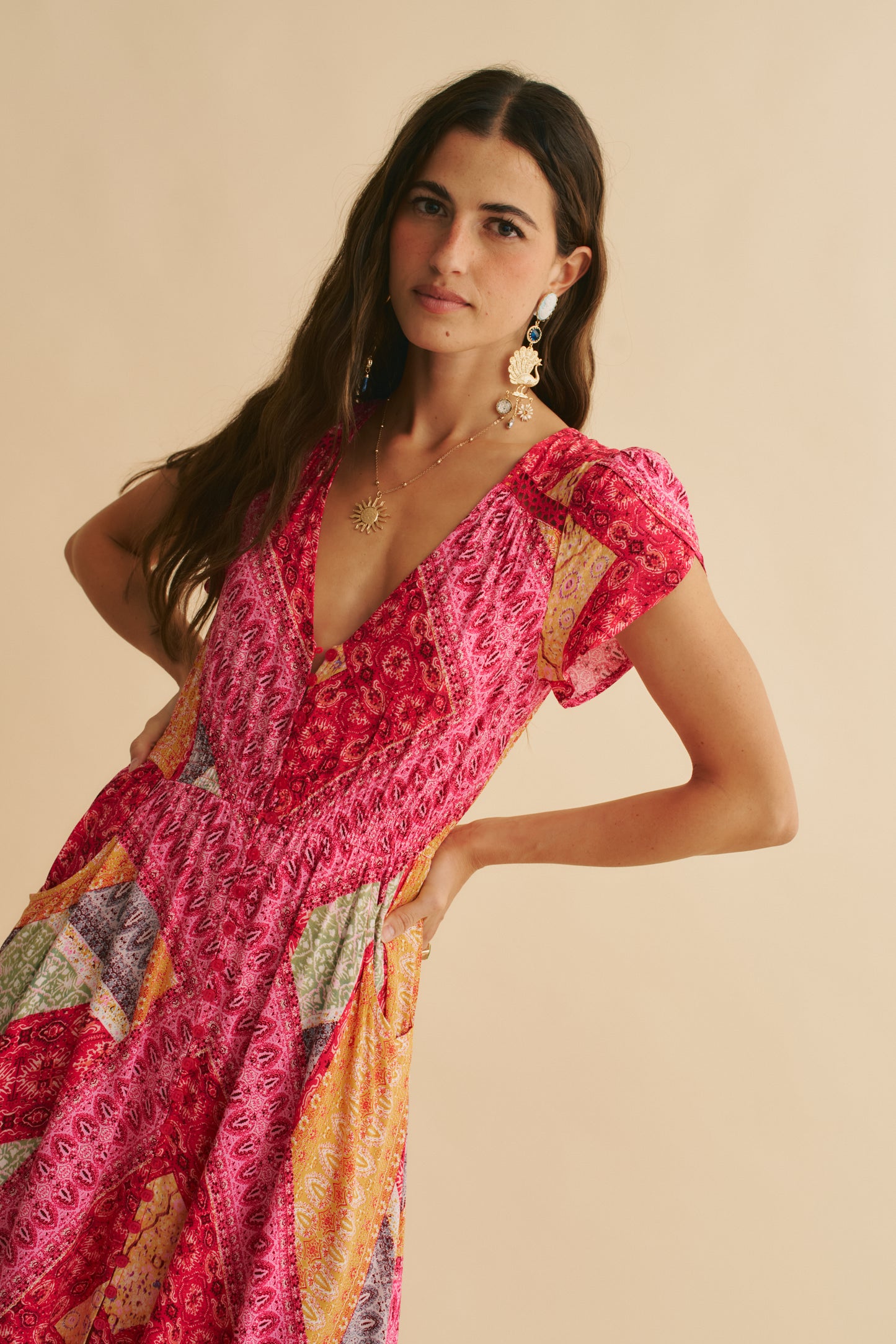 VIVA BONITA PRINT CARMEN MAXI