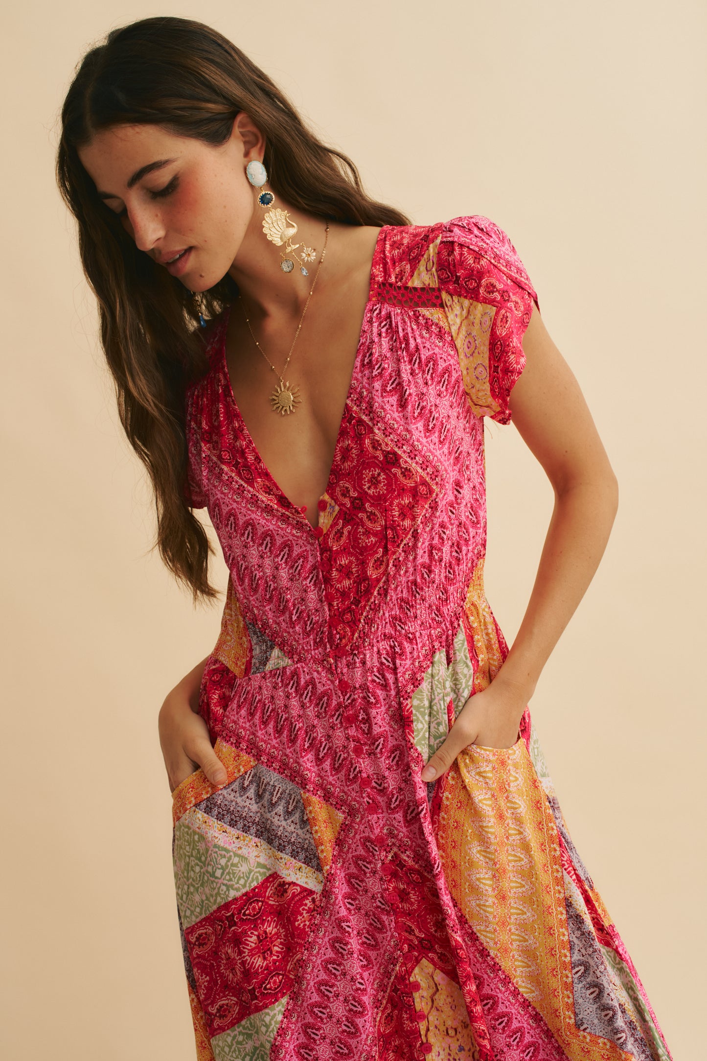 VIVA BONITA PRINT CARMEN MAXI