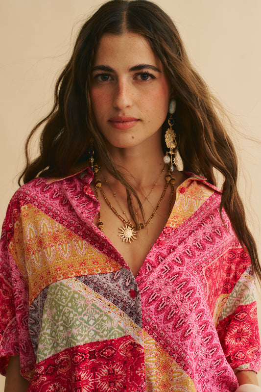 VIVA BONITA PRINT LOLA SHIRT