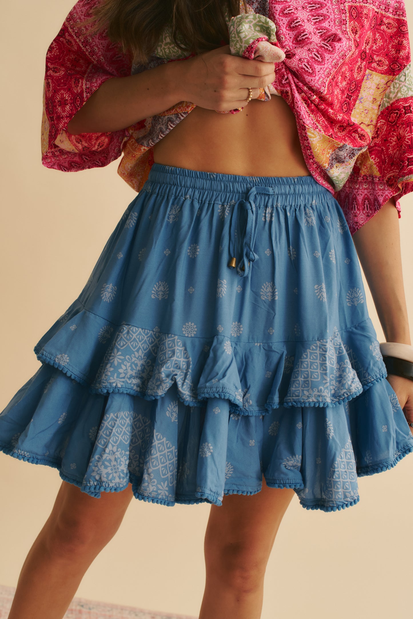 AZURRA PRINT MIRI MINI SKIRT