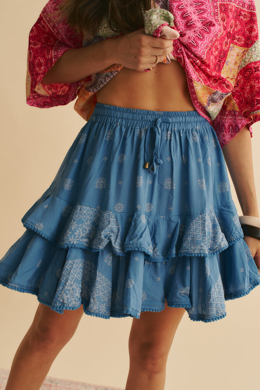 AZURRA PRINT MIRI MINI SKIRT