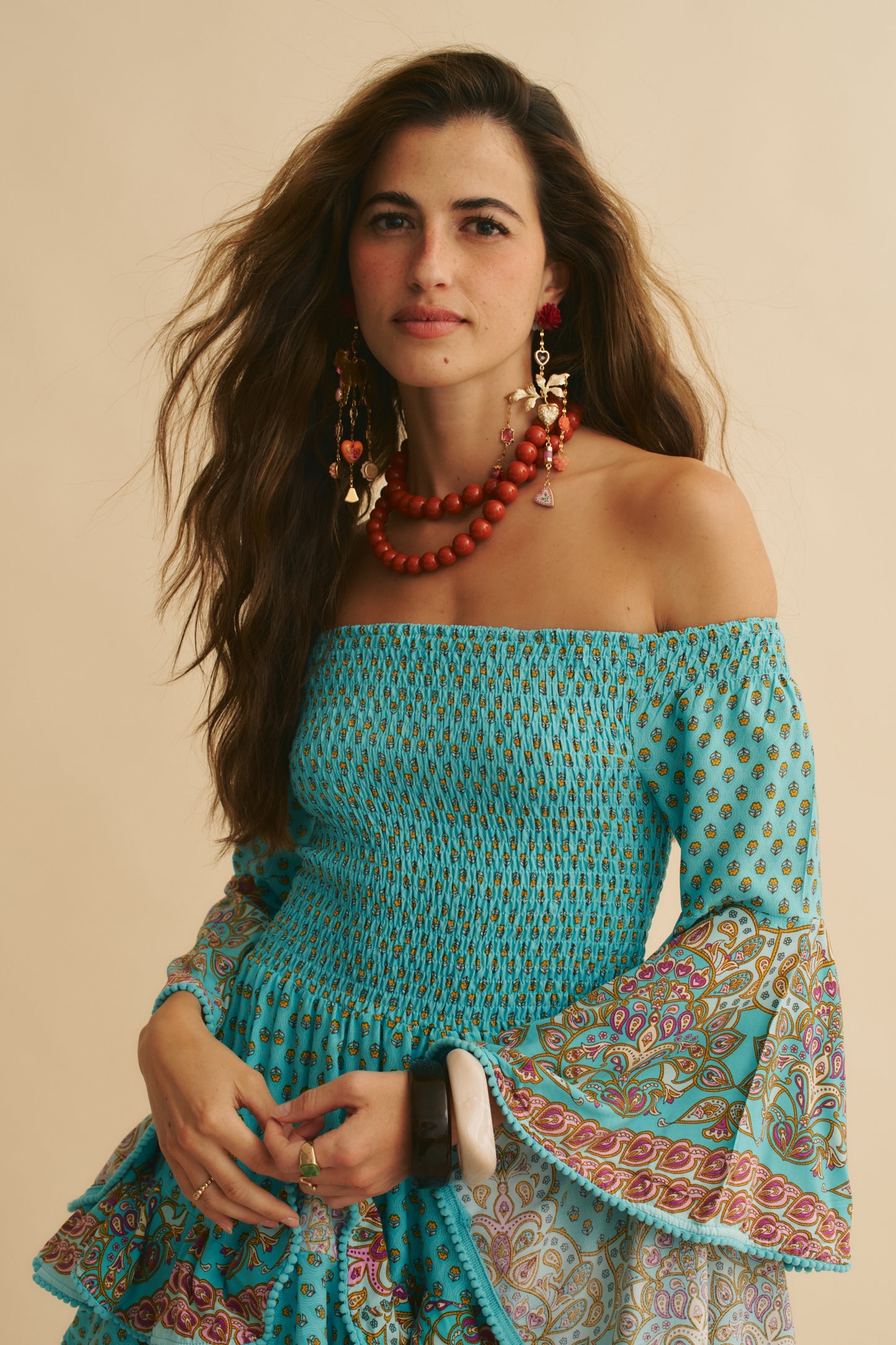 ATLANTIS PRINT PRIMROSE MINI DRESS