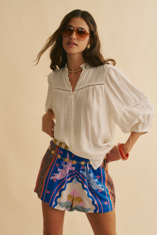ROMEO PRINT MYRA SHORTS