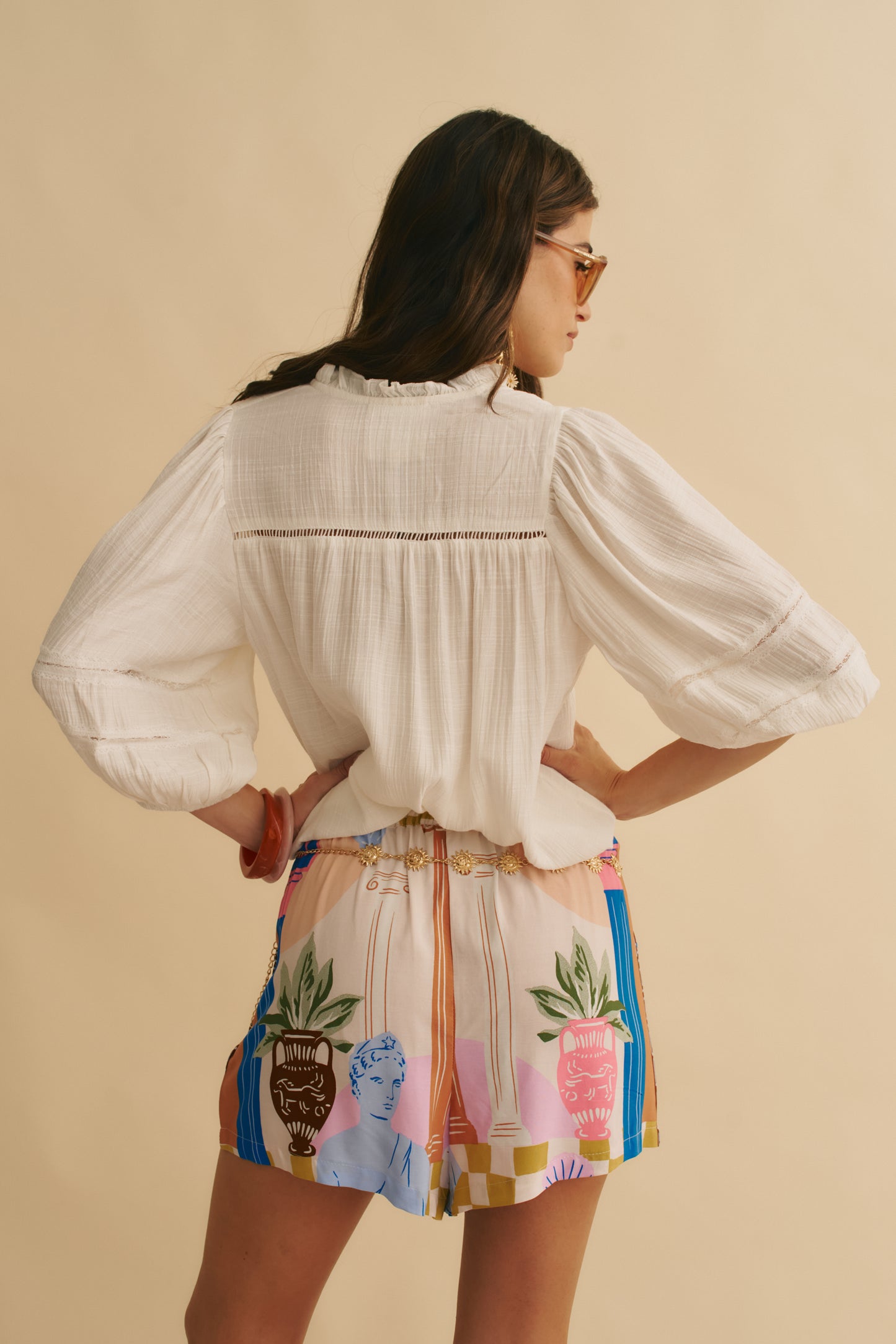 ROMEO PRINT MYRA SHORTS