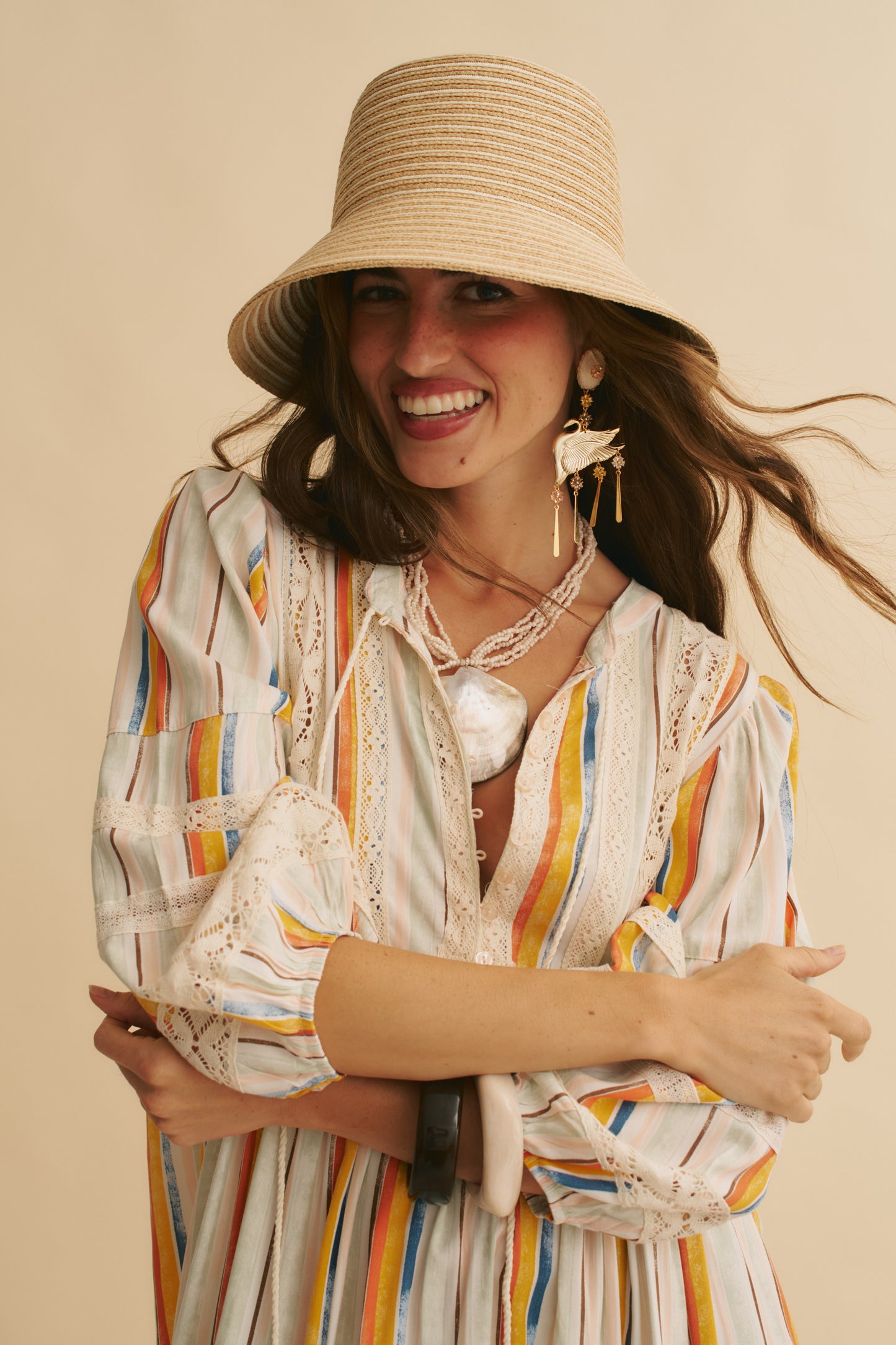 COLOURED SANDS PRINT MEADOW MAXI DRESS