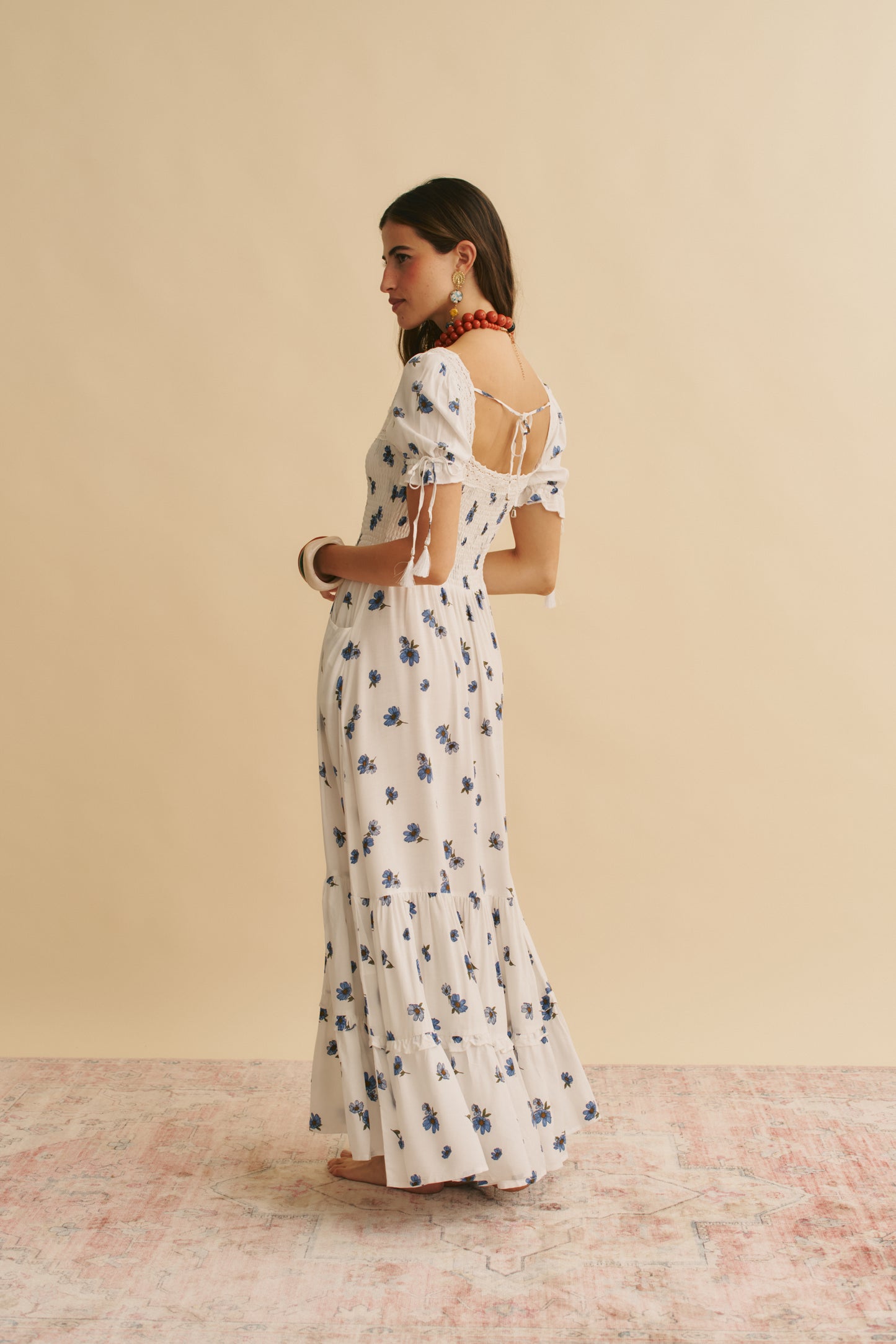 JUNEBERRY PRINT LOTTIS MAXI DRESS