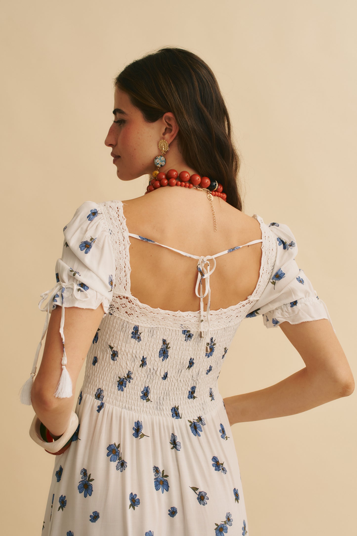 JUNEBERRY PRINT LOTTIS MAXI DRESS