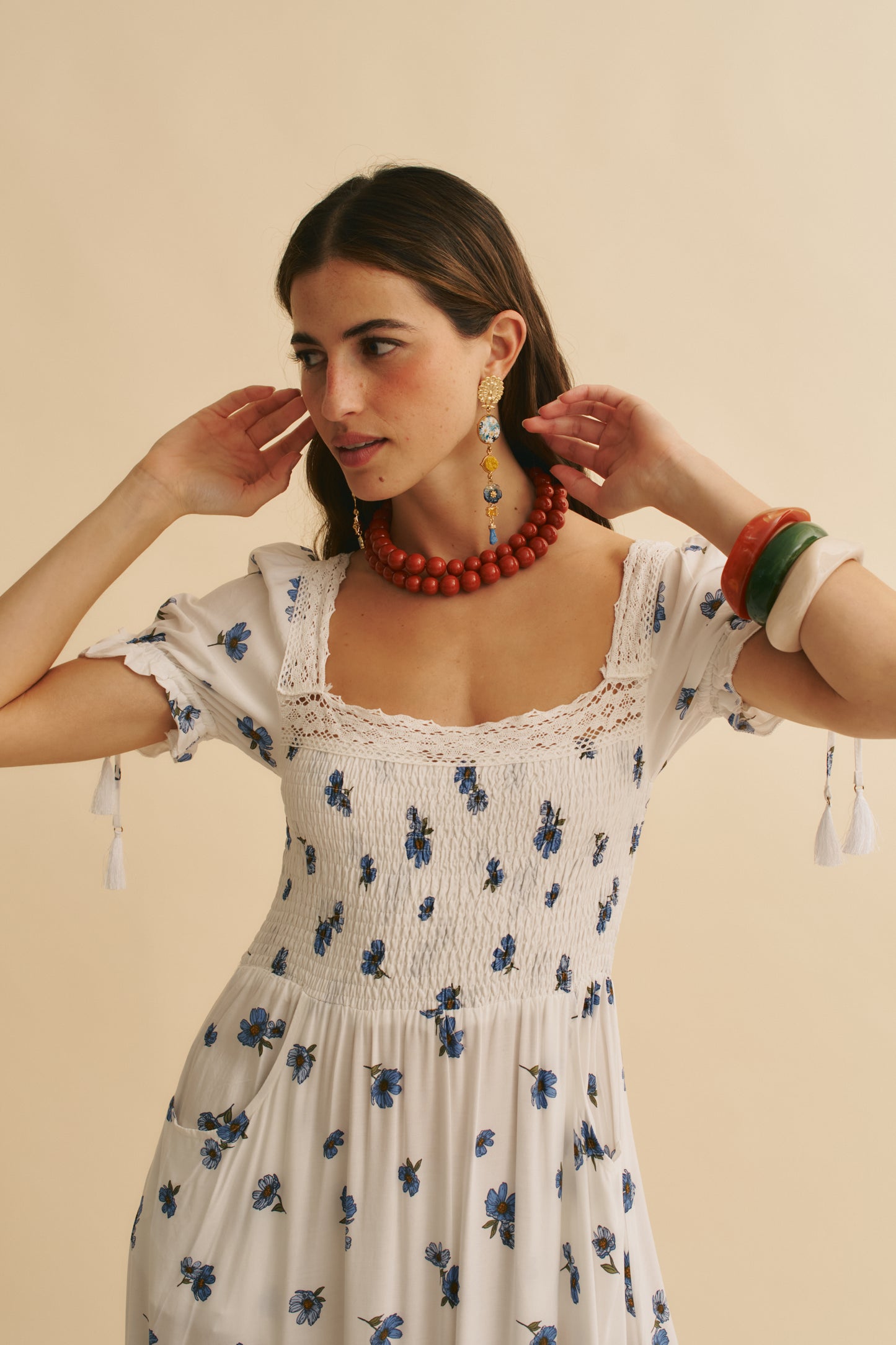 JUNEBERRY PRINT LOTTIS MAXI DRESS