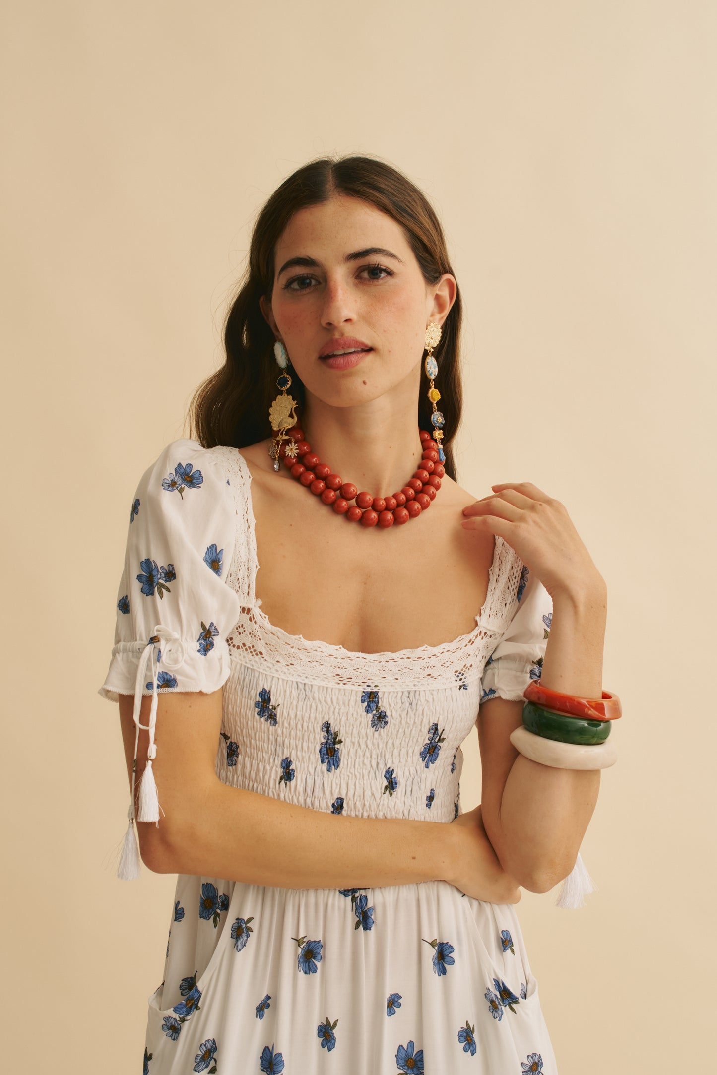 JUNEBERRY PRINT LOTTIS MAXI DRESS
