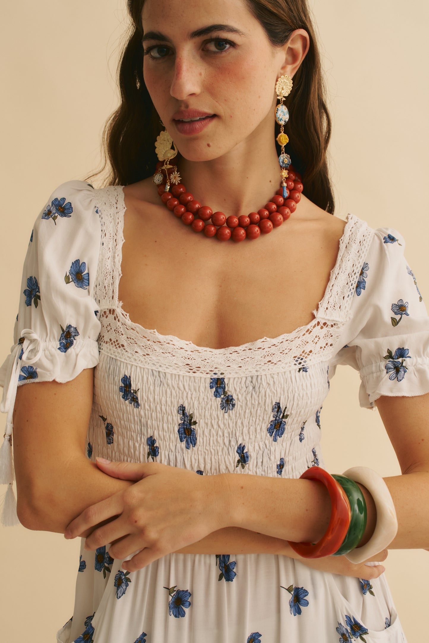JUNEBERRY PRINT LOTTIS MAXI DRESS