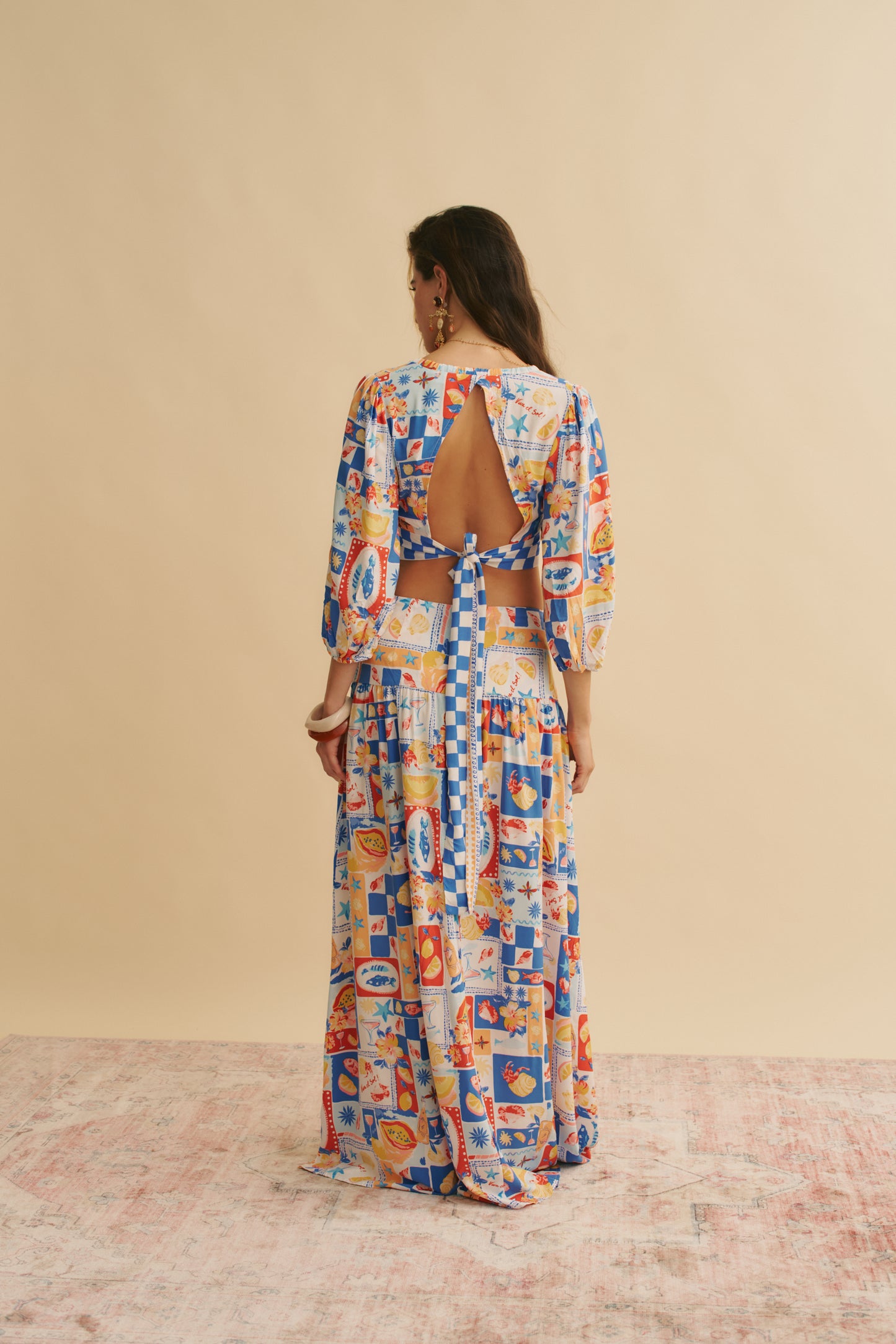 VIVA DE SOL PRINT FLUIR TOP