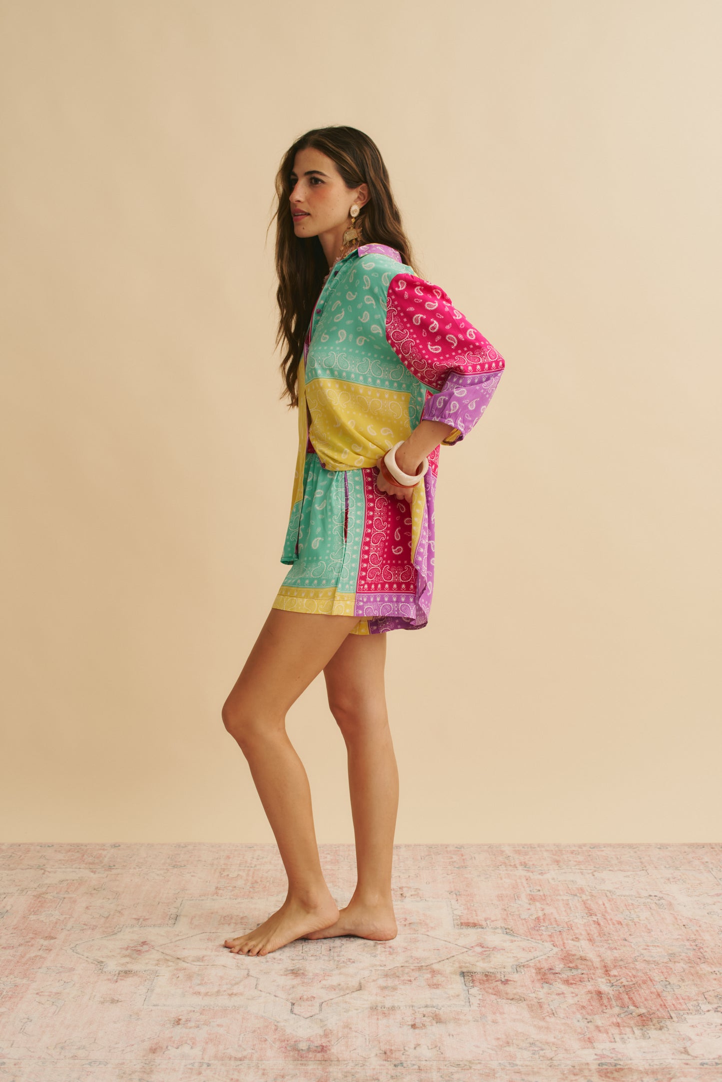 SUNSPELL PRINT FLORA SHORTS