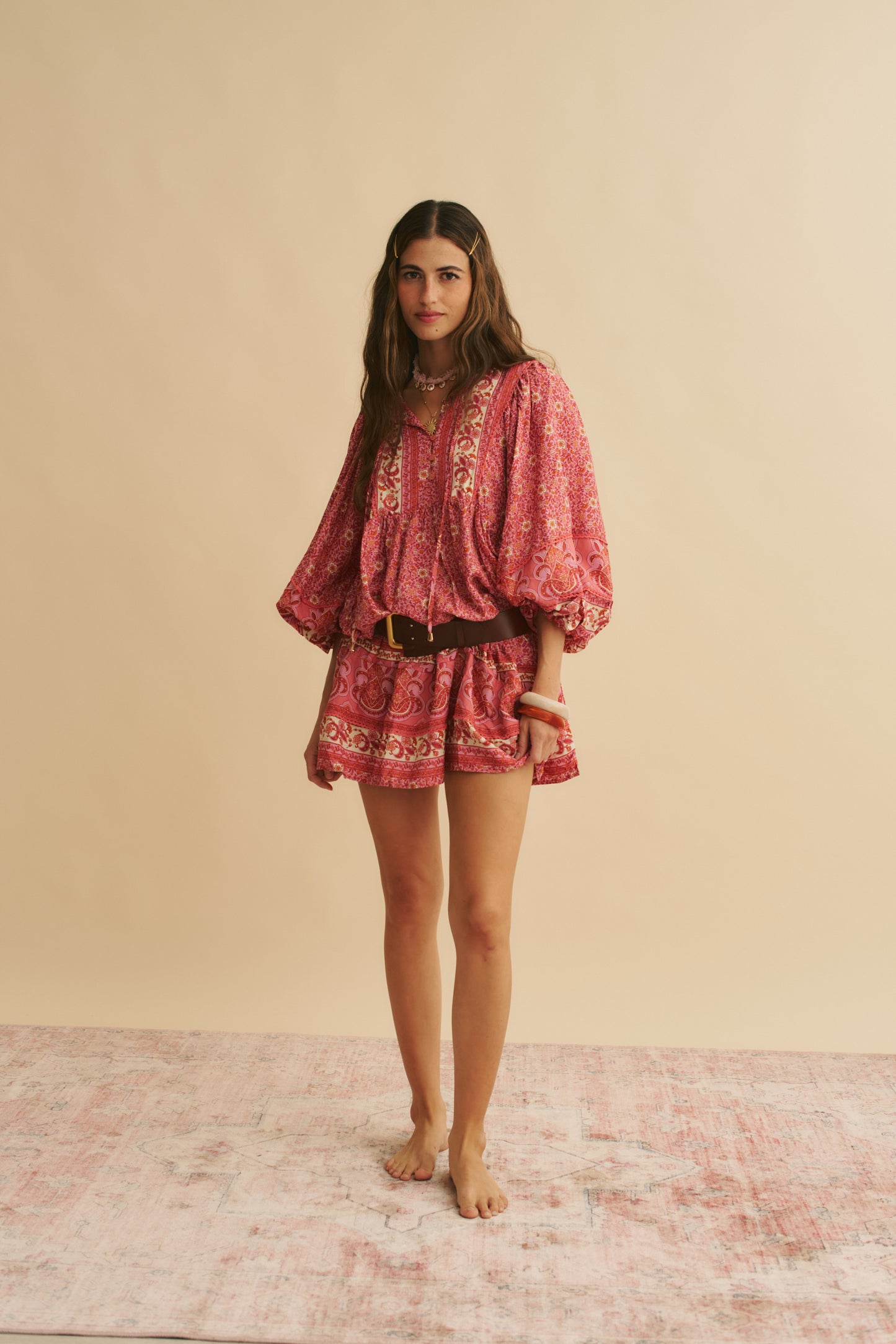 STRAWBERRIES AND CREAM PRINT ADELA MINI