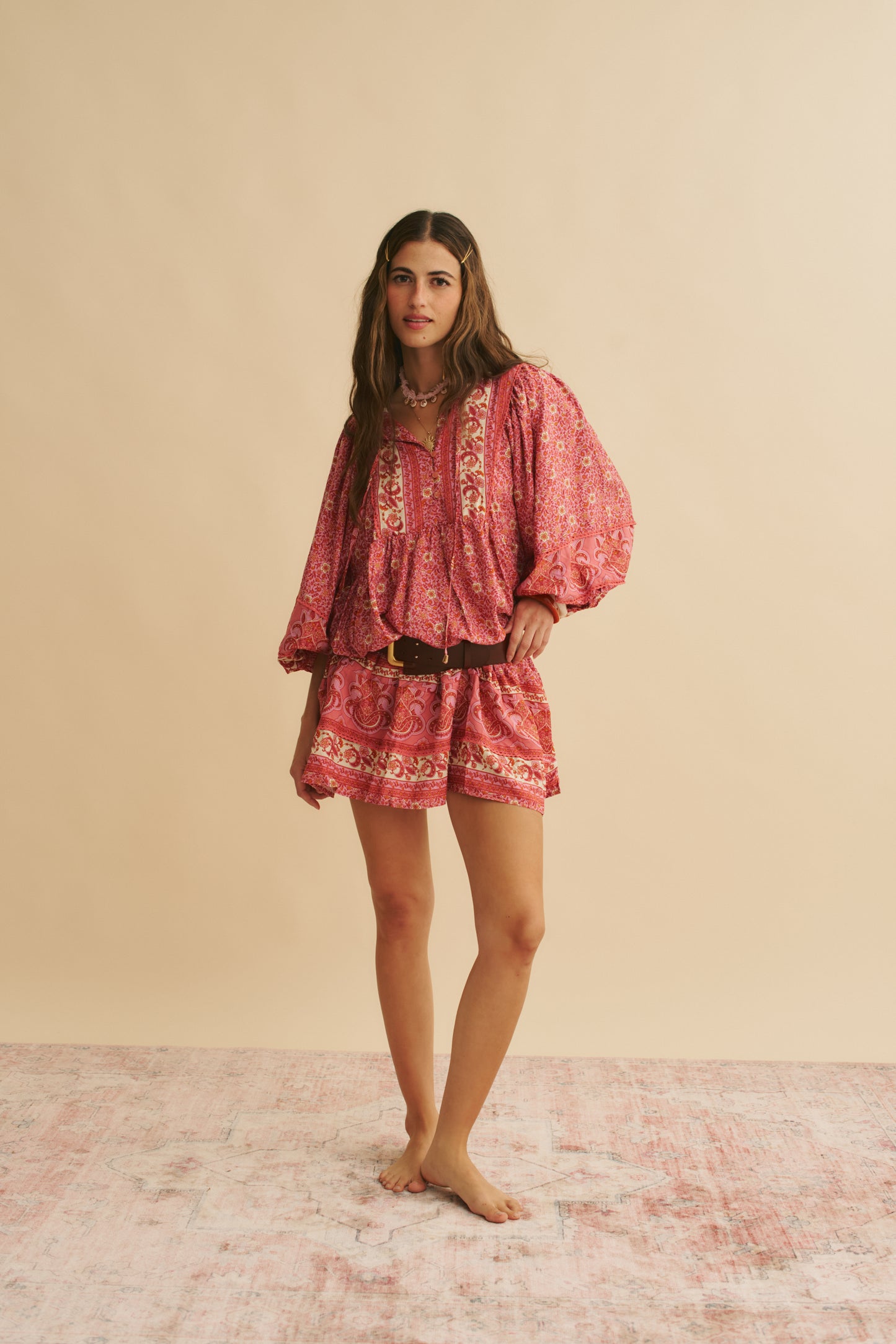 STRAWBERRIES AND CREAM PRINT ADELA MINI