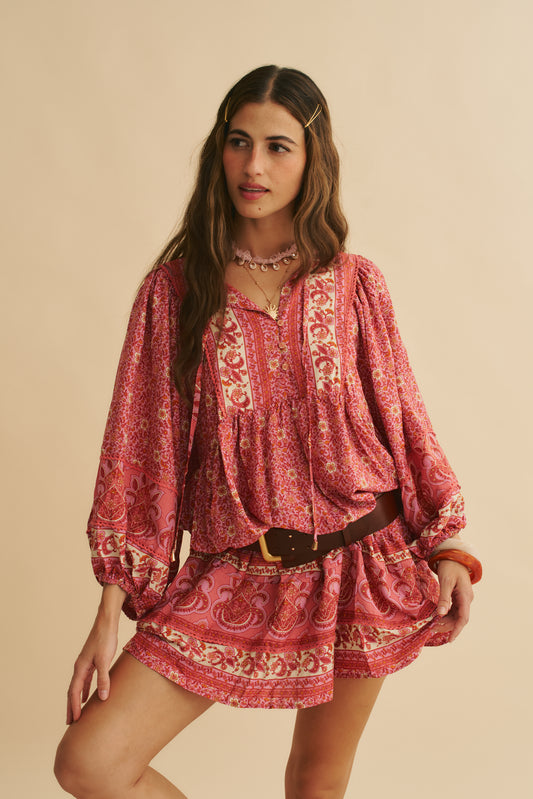 STRAWBERRIES AND CREAM PRINT ADELA MINI