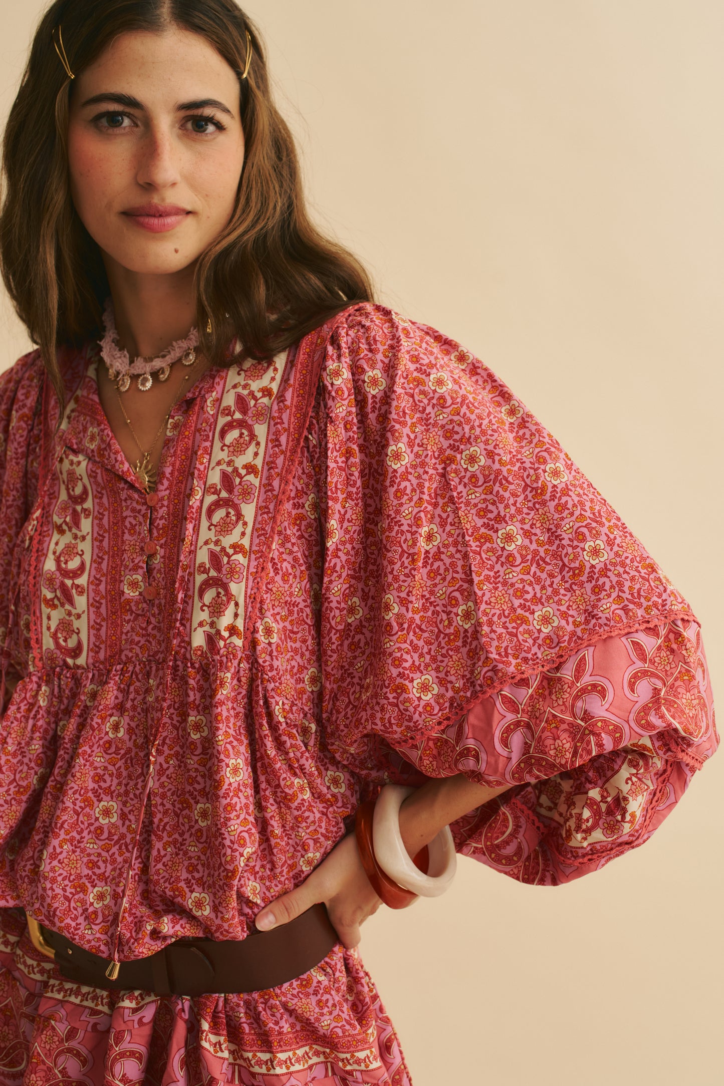 STRAWBERRIES AND CREAM PRINT ADELA MINI